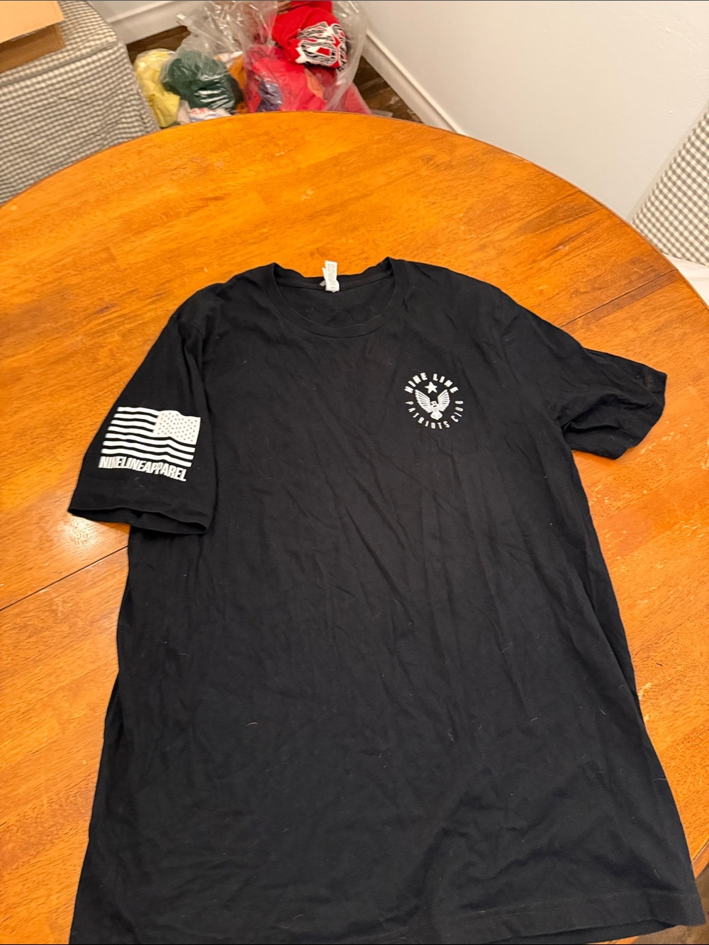 Rine Line Apparel Black Short-Sleeve Graphic Tee xxl